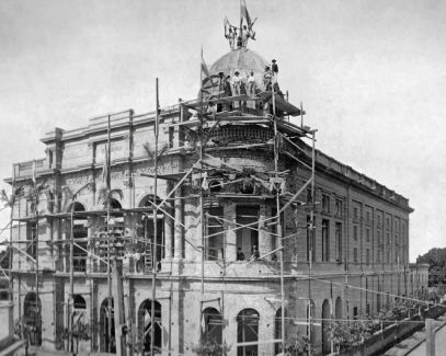 Construcción Teatro Rafael de Aguiar (1910)